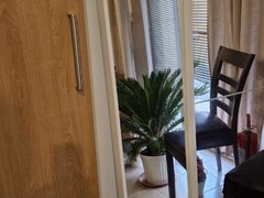 Oglinda cu rama alba din MDF